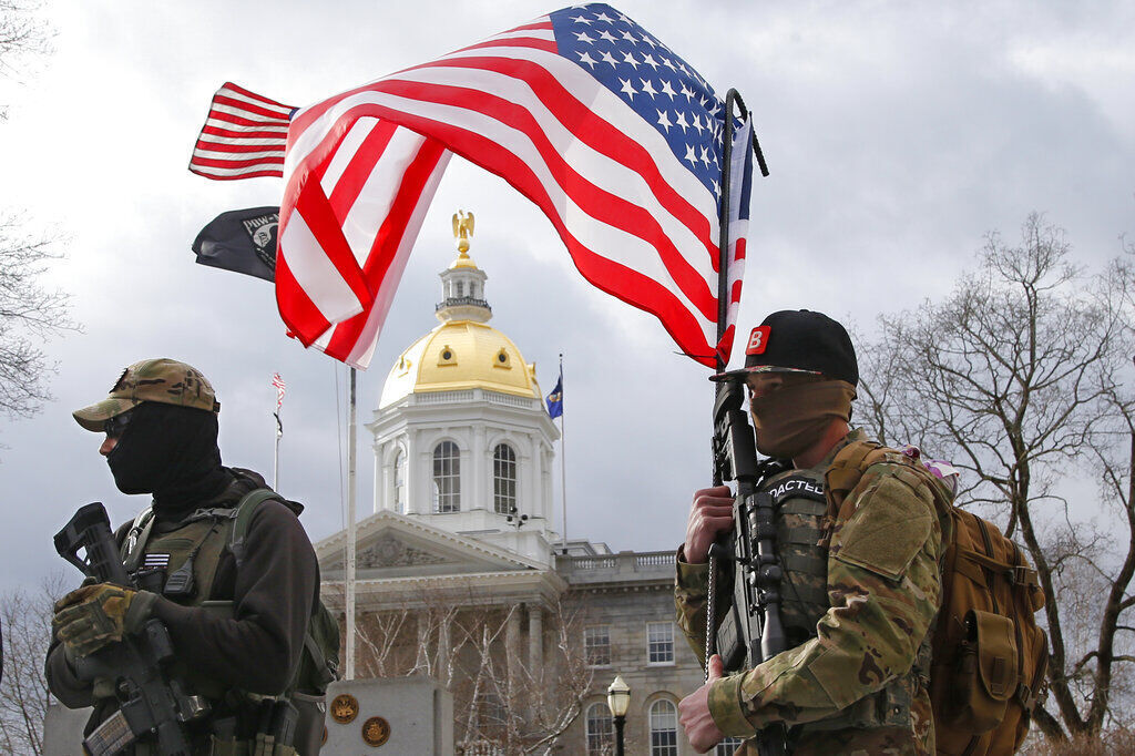 APTOPIX Capitol Breach Demonstrations New Hampshire